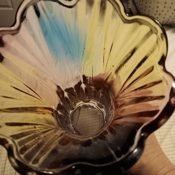 Multicolor Glass Vase - Picture 10 of 12